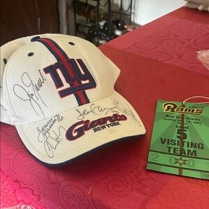 New York Giants White Cap